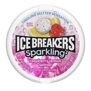 Ice Breakers Mint Sparkling Raspberry Lemon Seltzer 43g