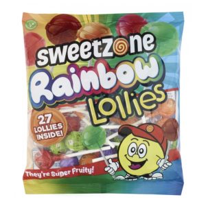 Sweetzone Rainbow Lollies 182g