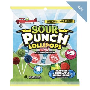 Sour Punch Lollipops 85g