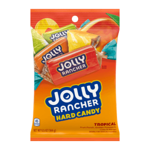 Jolly Rancher Tropical Hard Candy Peg Bag 184g ( UK Compliant )