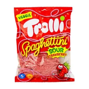 Trolli Spaghettini Sour Strawberry 100g