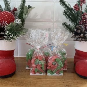 Vegan Sugared Candy Canes ( small treat bag )