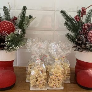 White Chocolate Snowie Stars ( small treat bags )